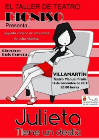 Teatro de comedia "Julieta tiene un desliz"