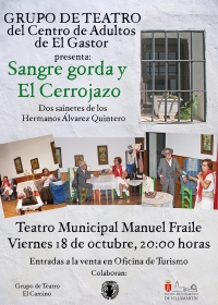 Sangre Gorda y El Cerrojazo en el Teatro Manuel Fraile