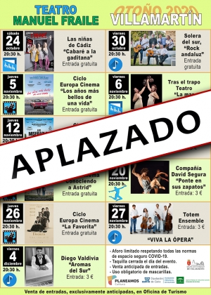El ciclo de cine europeo se aplaza a diciembre