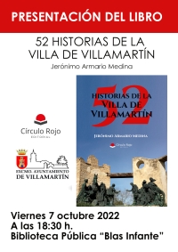 Jerónimo Armario presenta “52 historias de la Villa de Villamartín”