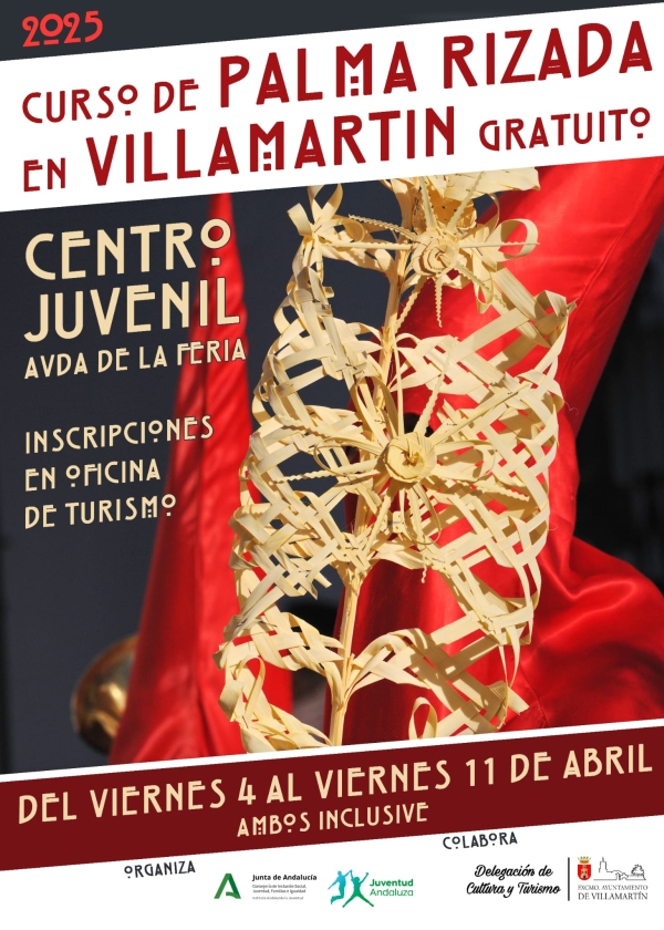 El Área de Cultura y Juventud ofrece un curso de palmas rizadas