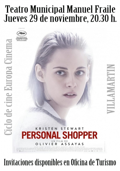 El ciclo de cine concluye con Personal Shopper