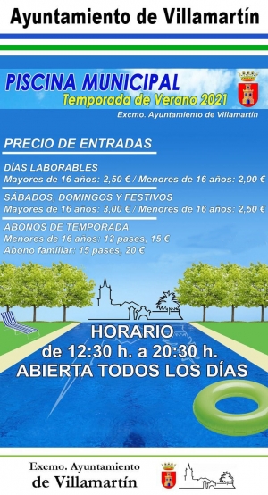 Piscina Municipal-Temporada de Verano 2021