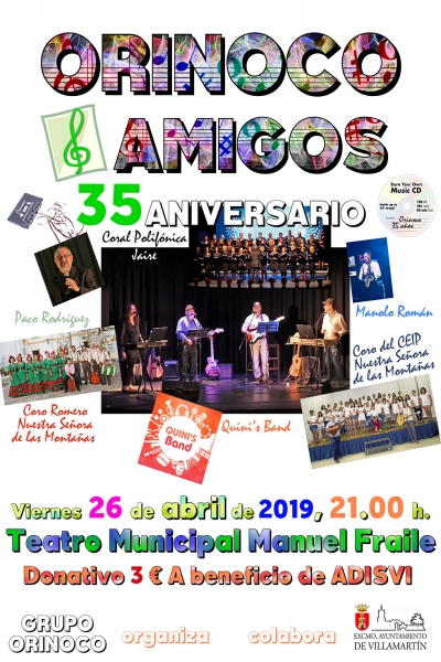 Orinoco celebra su 35 aniversario entre amigos