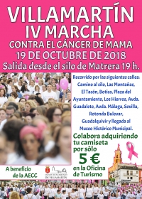 Villamartín celebra su 4ª Marcha solidaria contra el Cáncer de Mama
