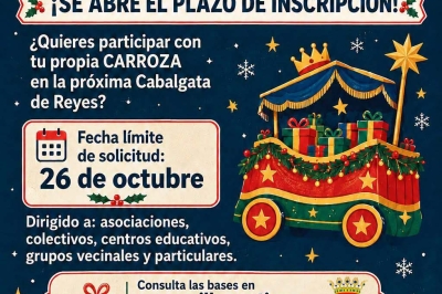Plazo de participación en la Cabalgata de Reyes Magos 2027 