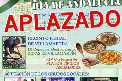 Las actividades del 28-F se aplazan al día 22 de marzo